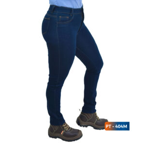 Pantalon Jean Mujer Licrado Operativo