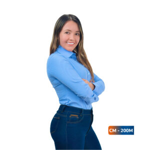 Camisa Oxford Mujer Manga Larga