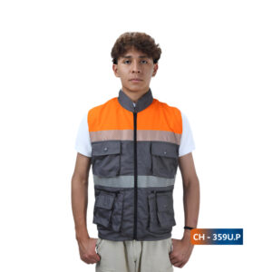 Chaleco Cuello Alto Reflectivo Combi