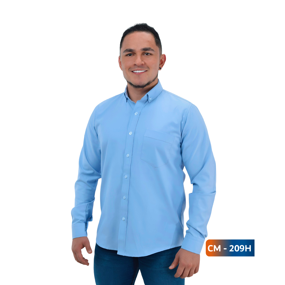 Camisa Oxford Hombre Manga Larga Marketing Dotación