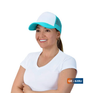 Gorra Espuma Malla Frente Blanco