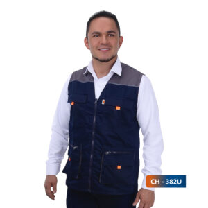 Chaleco Cargo Forro Malla Combi