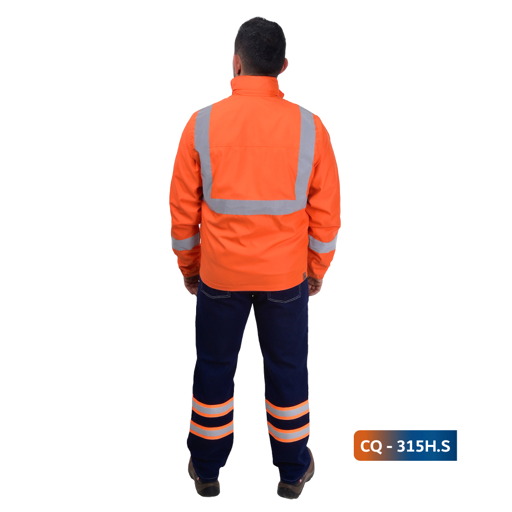 Chaqueta impermeable Alta Visibilidad Hombre - Image 6