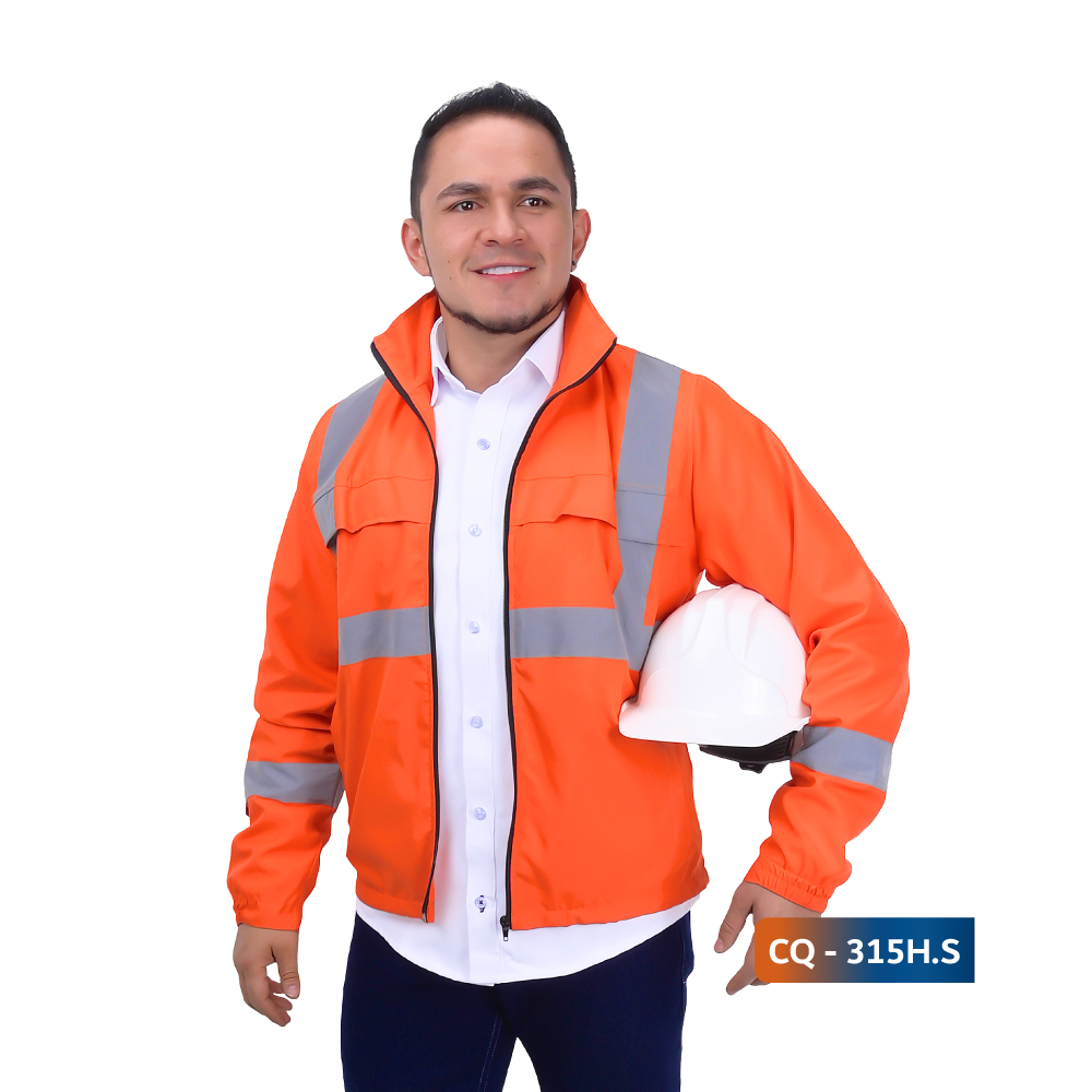 Chaqueta impermeable Alta Visibilidad Hombre