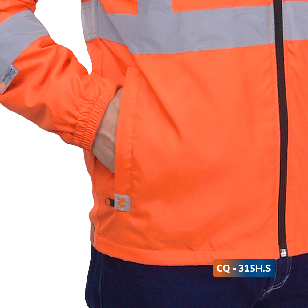 Chaqueta impermeable Alta Visibilidad Hombre - Image 4
