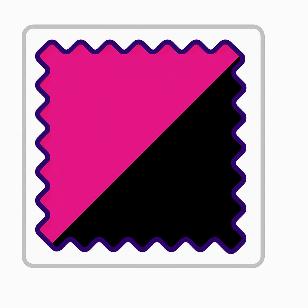 Negro/fucsia